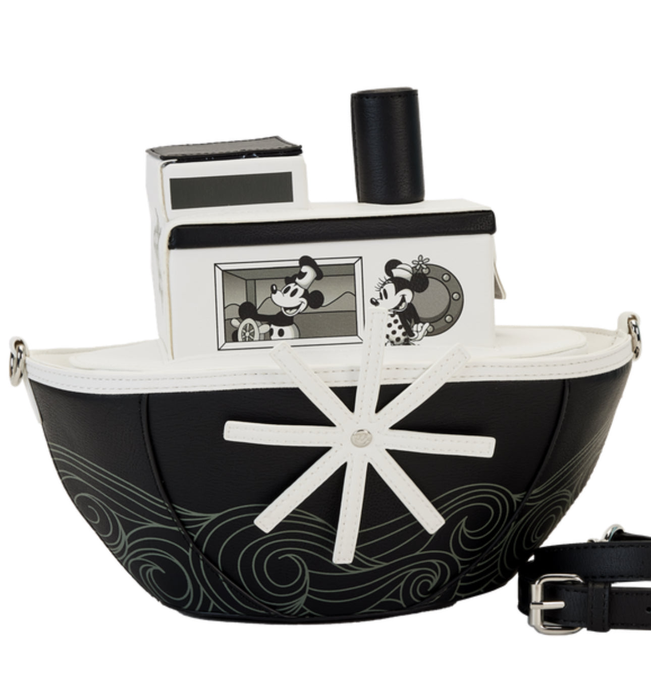 Stitch Shoppe Exclusive Steamboat Willie Figural Crossbody Bag