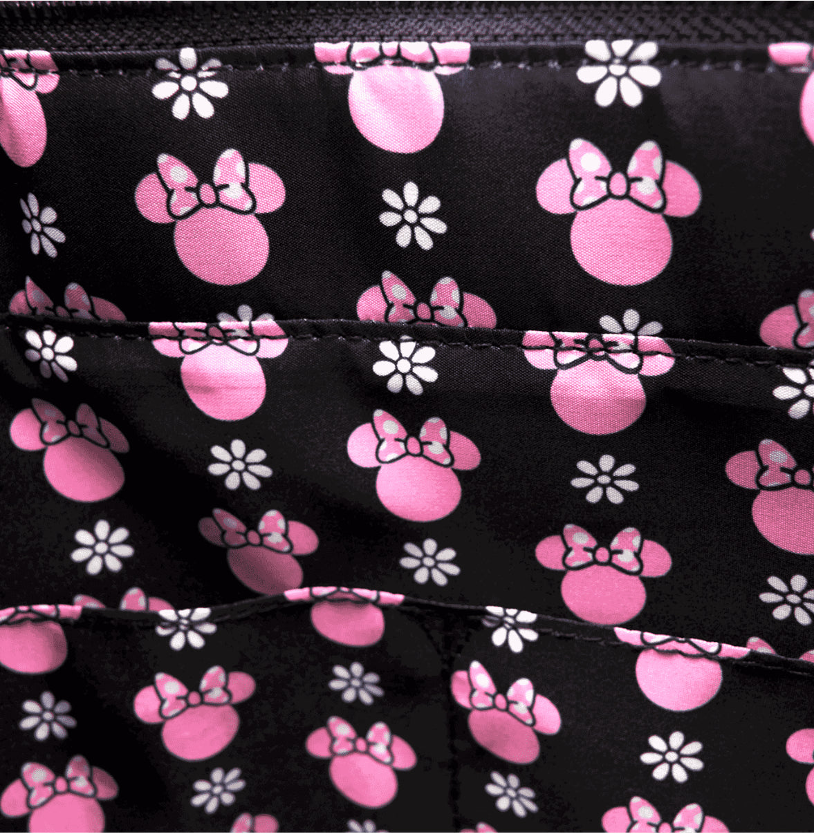 Minnie Mouse Floral Rock The Dots Tote Crossbody Bag With Coin Bag