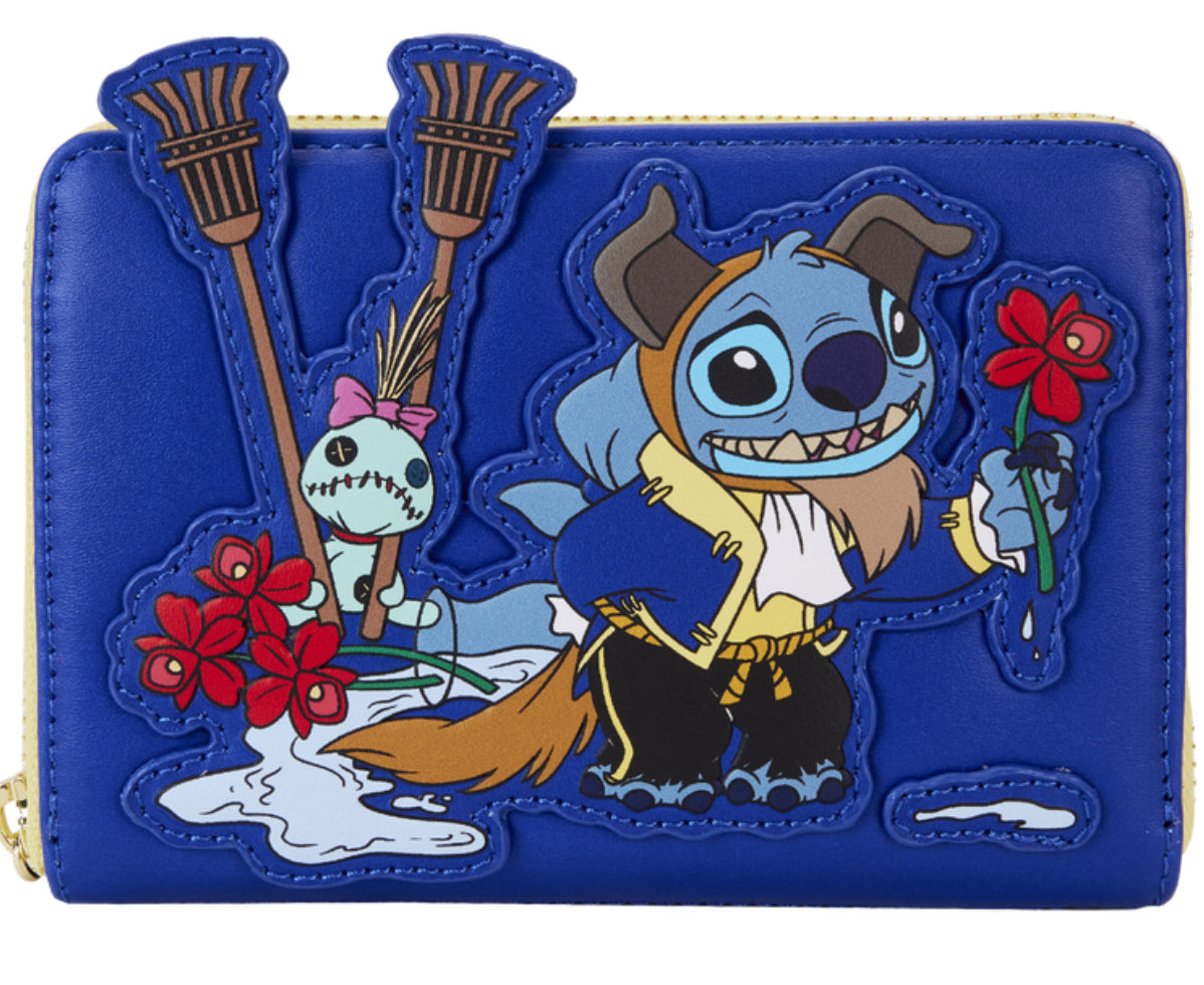Stitch in Beast Costume Exclusive Zip Around Wallet