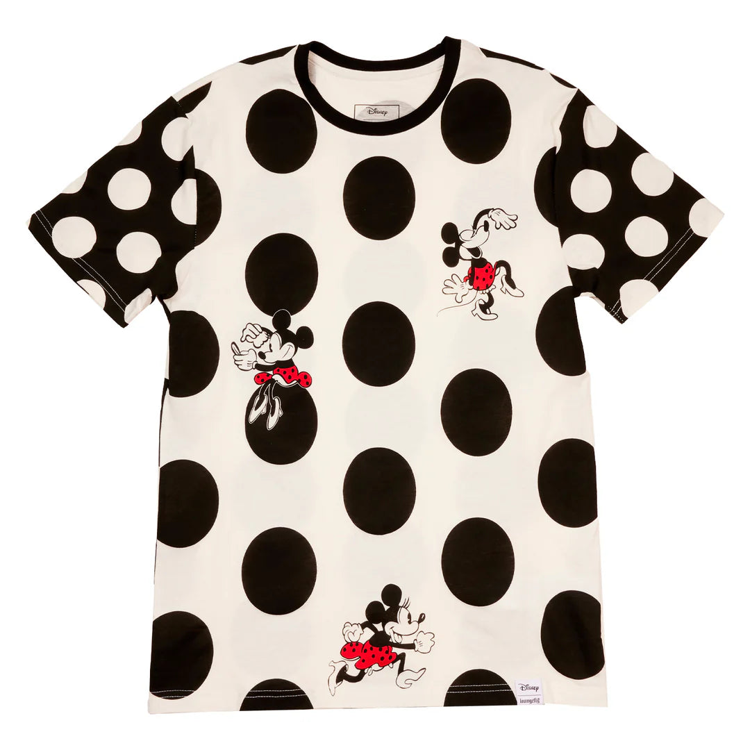 Minnie Mouse Rocks the Dots Classic All-Over Print Unisex Tee 2XL