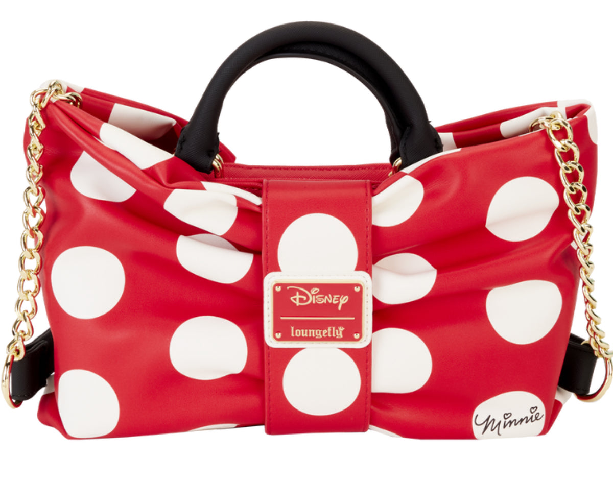 Minnie Mouse Rocks the Dots Classic Bow Figural Crossbody Bag