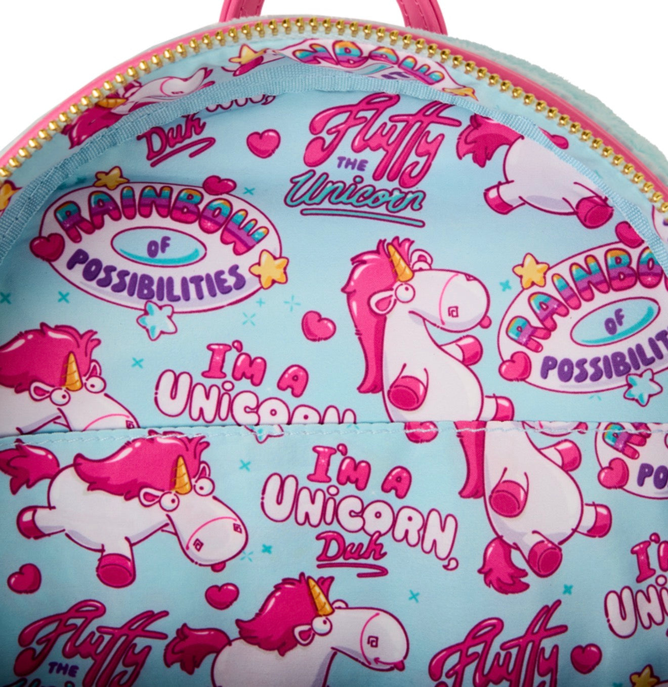 Minions Fluffy Unicorn Exclusive Costume Plush Mini Backpack