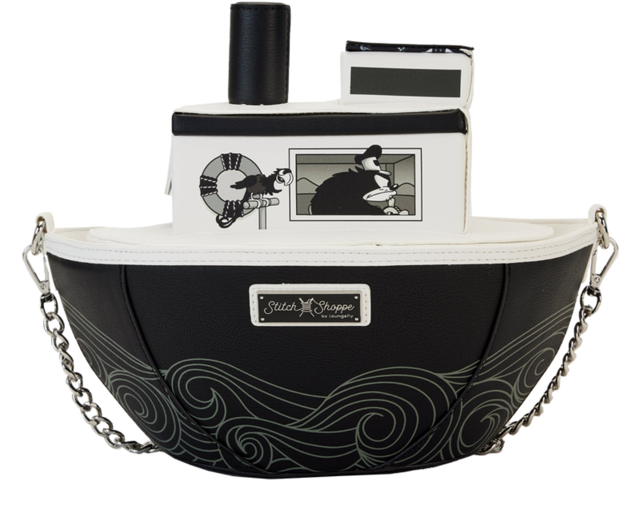 Stitch Shoppe Exclusive Steamboat Willie Figural Crossbody Bag