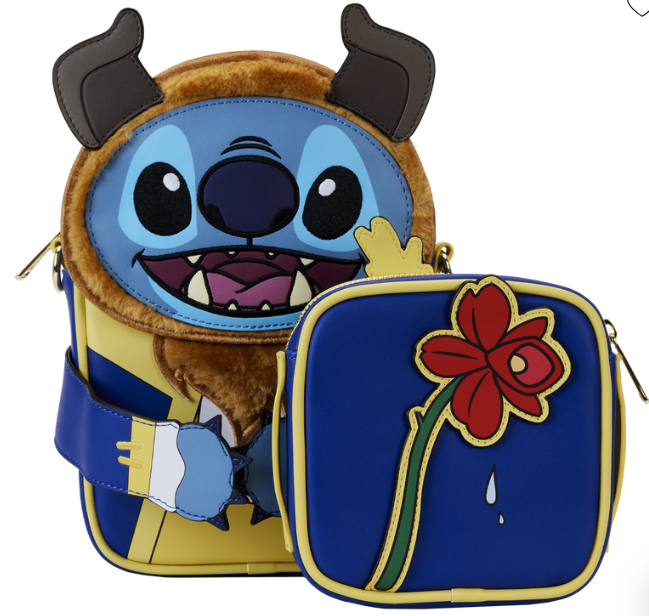 Stitch in Beast Costume Exclusive Crossbuddies® Cosplay Crossbody Bag with Coin Bag