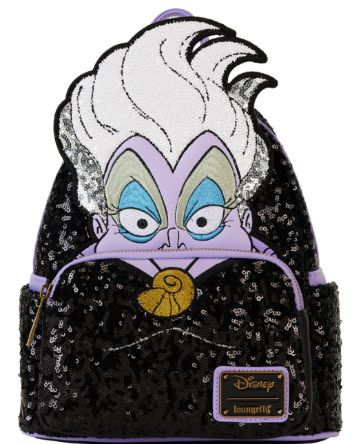 The Little Mermaid 35th Anniversary Exclusive Ursula Sequin Cosplay Mini Backpack