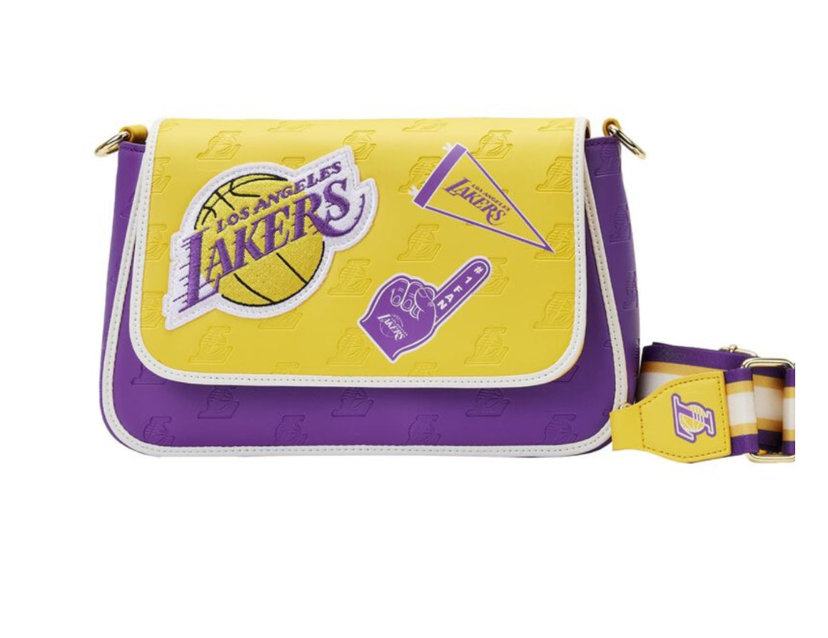 NBA Los Angeles Lakers Patch Icons Crossbody Bag
