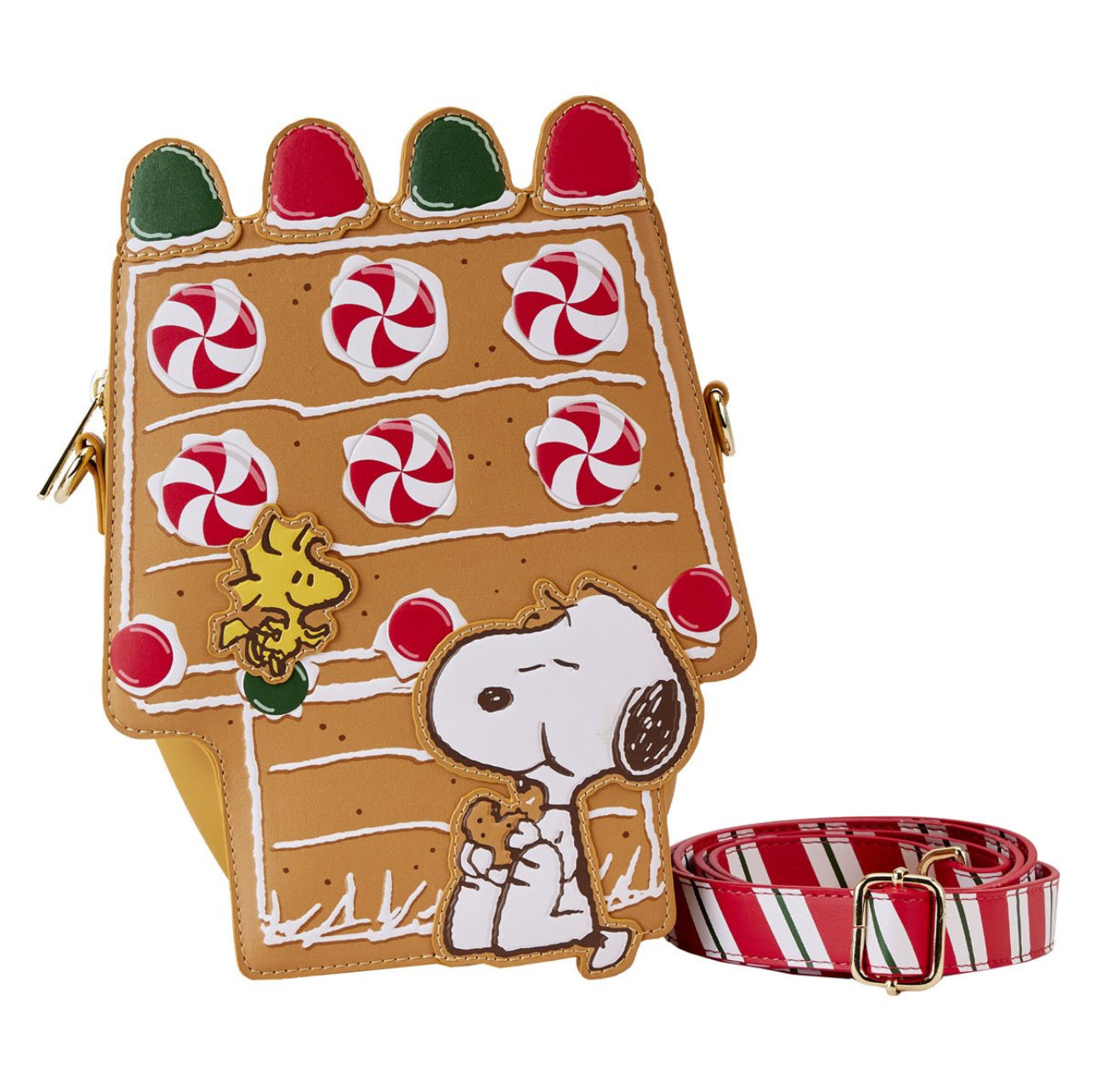 Peanuts Snoopy Gingerbread House Scented Crossbody Bag