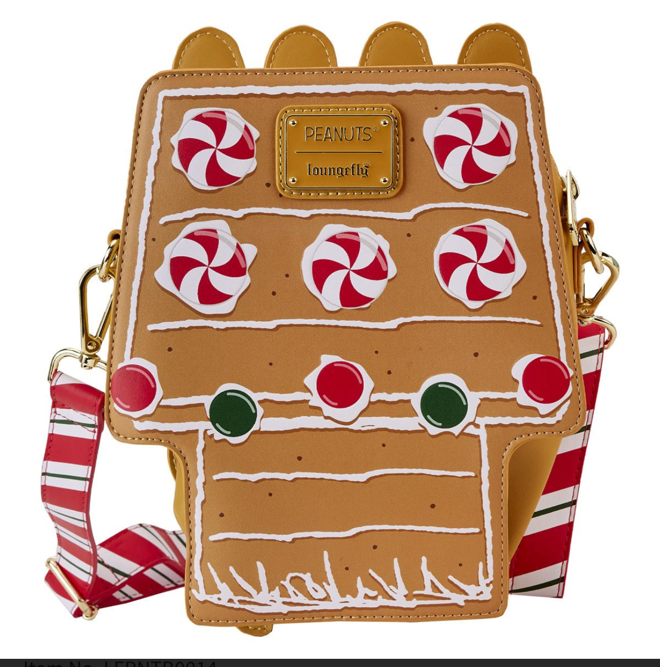 Peanuts Snoopy Gingerbread House Scented Crossbody Bag
