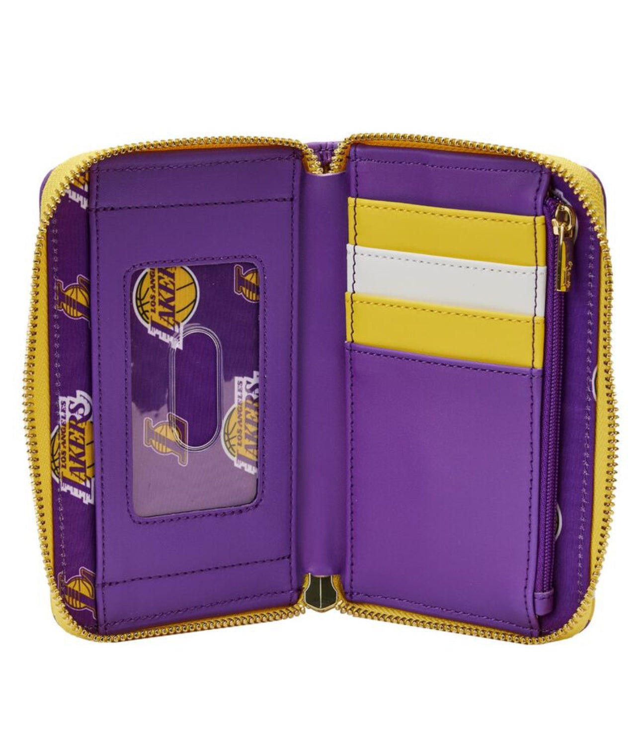 NBA Los Angeles Lakers Patch Icons Zip Around Wallet