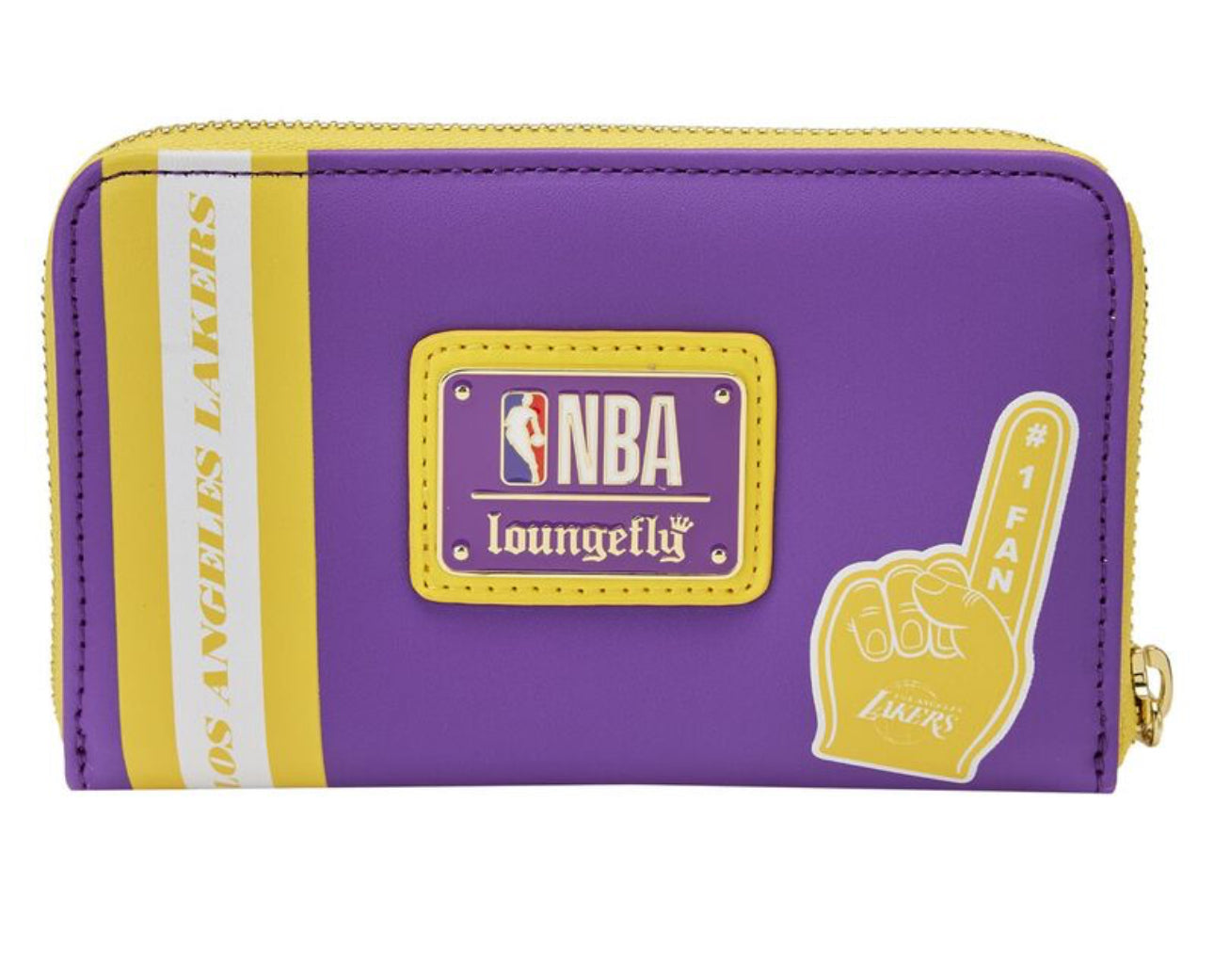 NBA Los Angeles Lakers Patch Icons Zip Around Wallet