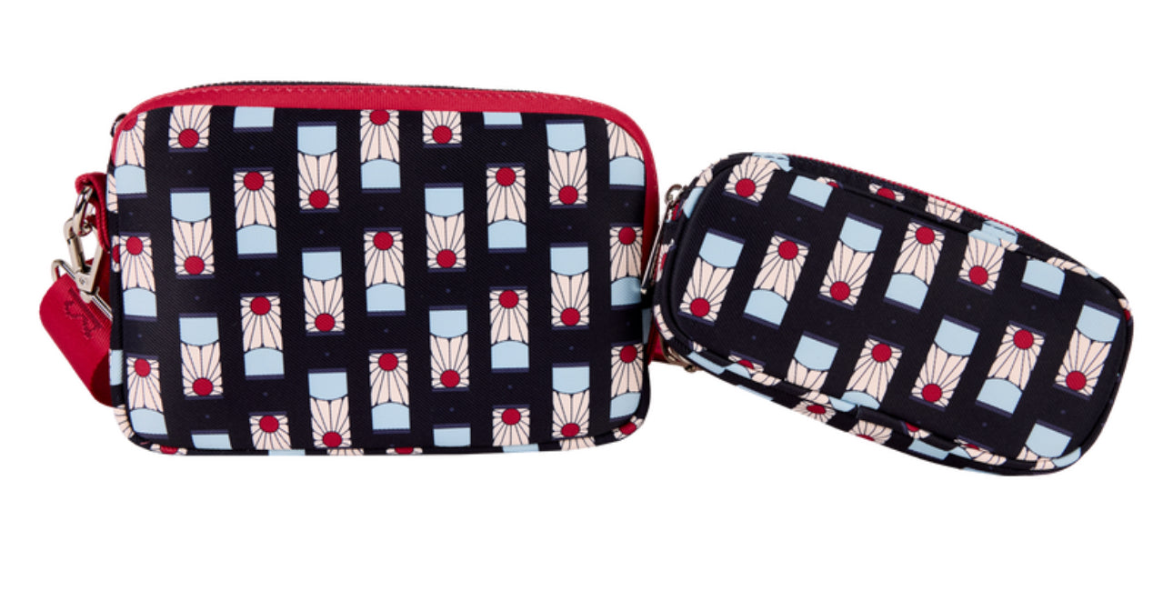 Demon Slayer All-Over Print Sling Crossbody Bag with Coin Bag