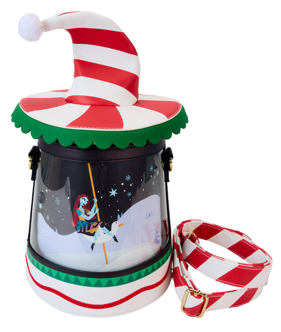 The Nightmare Before Christmas Town Carousel Spinning Figural Crossbody Bag
