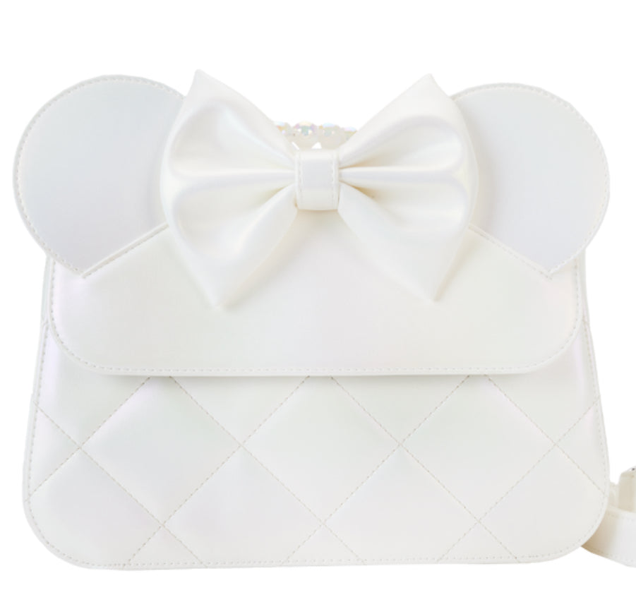 Minnie Mouse Iridescent Wedding Crossbody Bag