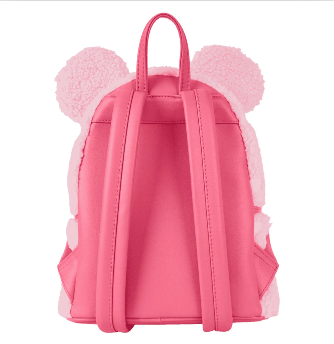 Minnie Mouse Exclusive Hearts Strawberry Scented Sherpa Mini Backpack