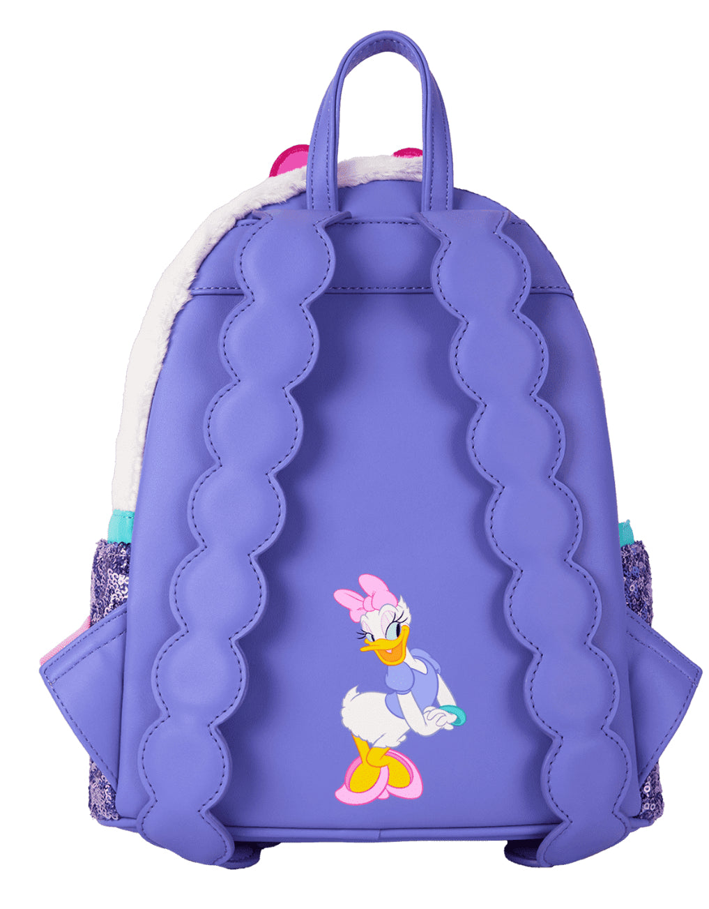 Daisy Duck 85th Anniversary Sequin Plush Cosplay Mini Backpack