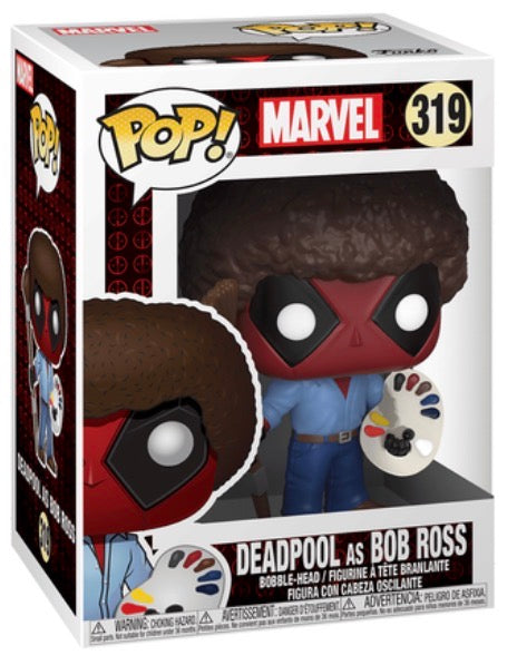 Deadpool as Bob Ross