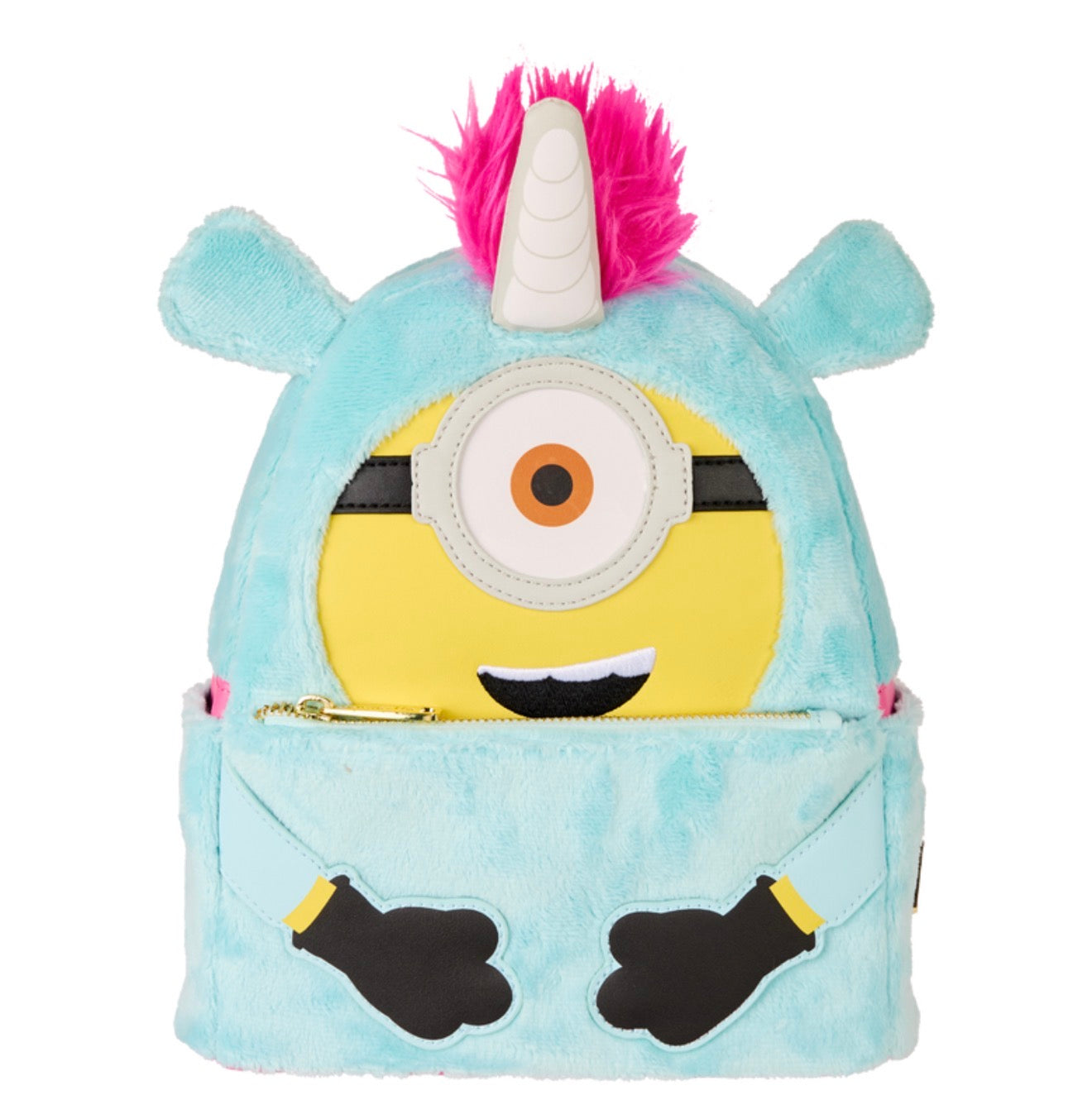 Minions Fluffy Unicorn Exclusive Costume Plush Mini Backpack