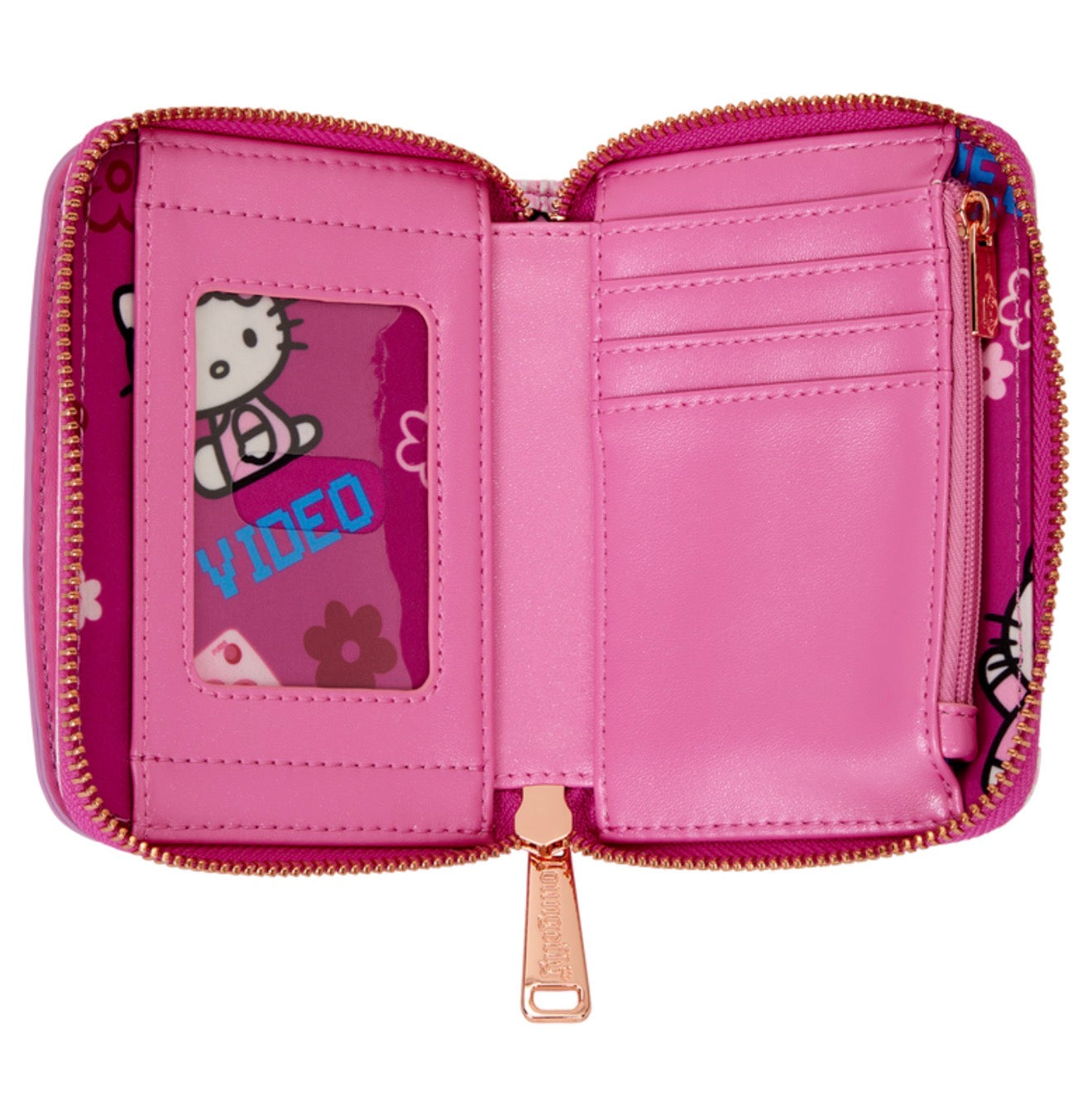 Sanrio Exclusive Hello Kitty Vintage TV Lenticular Zip Around Wallet