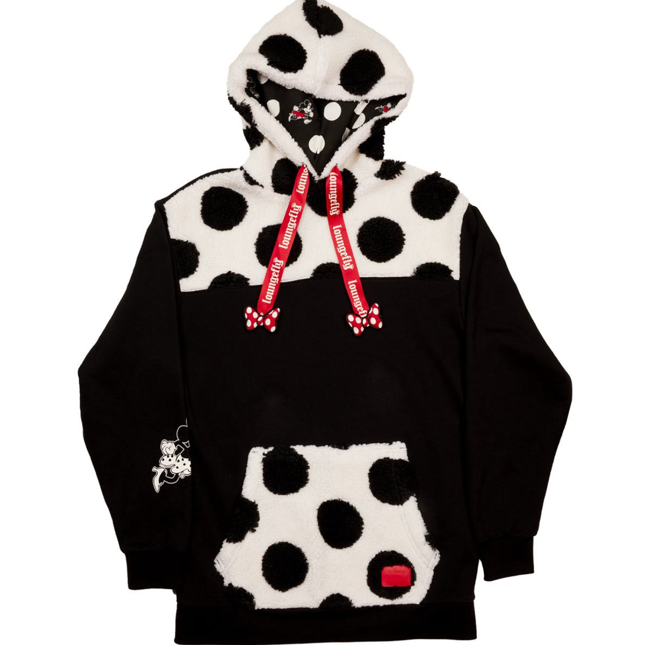 Minnie Mouse Rocks the Dots Classic Sherpa Unisex Hoodie 2XL