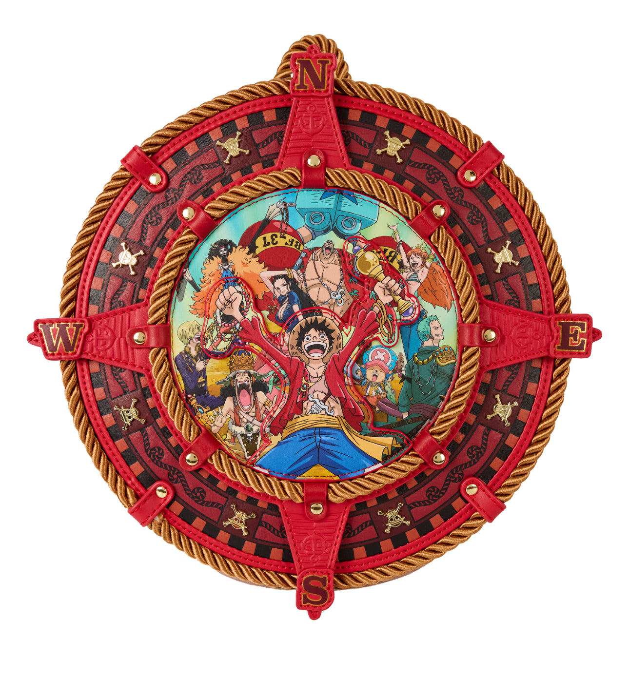 One Piece Compass Figural Mini Backpack