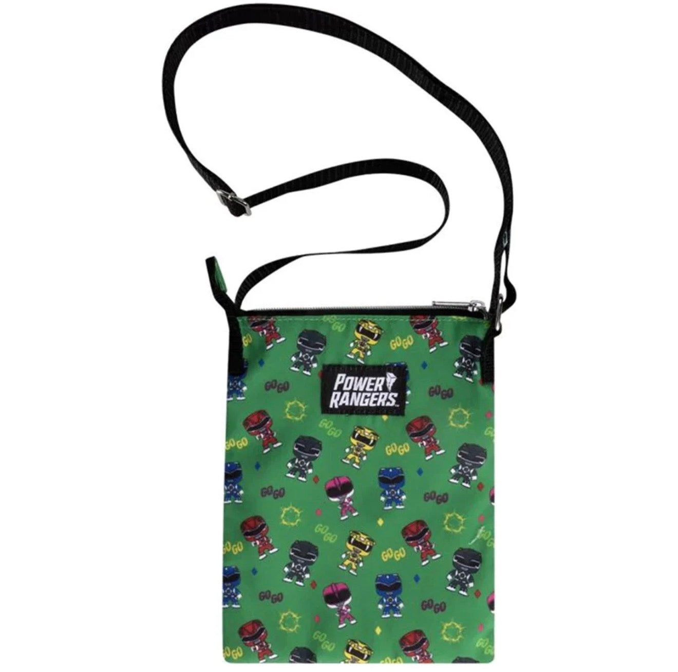 Funko Mighty Morphin Power Rangers Character Print Crossbody Passport Bag