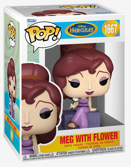 Meg with Flower