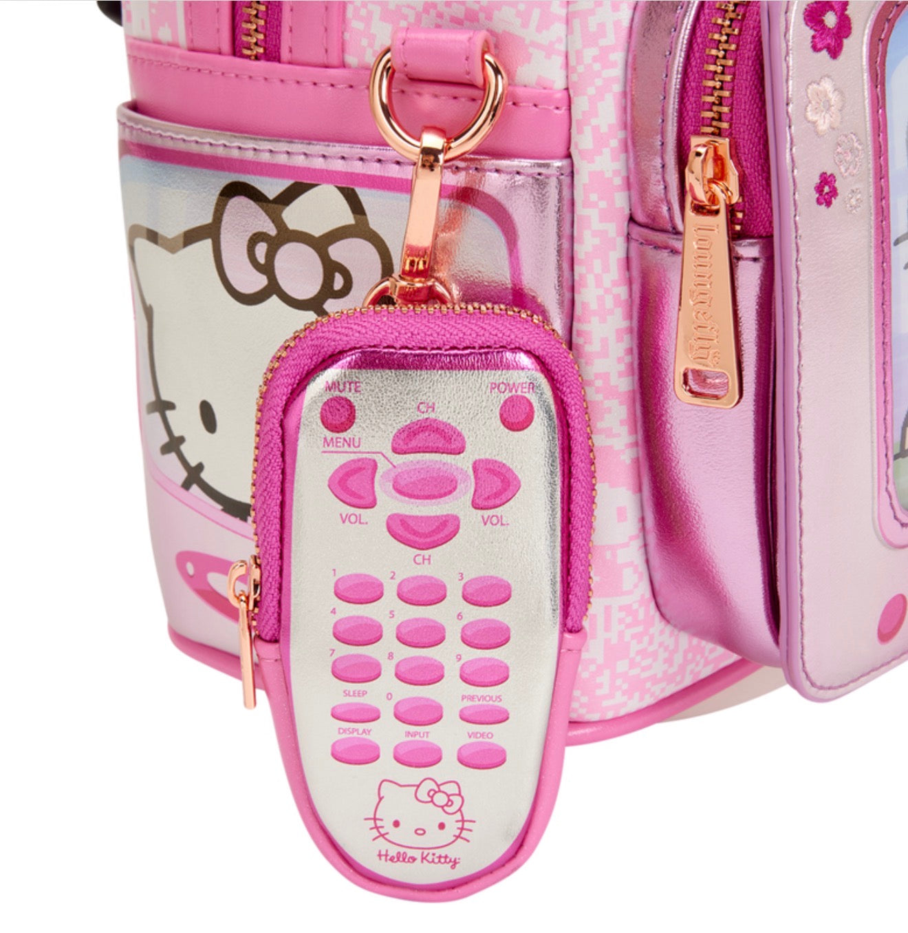 Sanrio Exclusive Hello Kitty Vintage TV Lenticular Mini Backpack with Coin Bag
