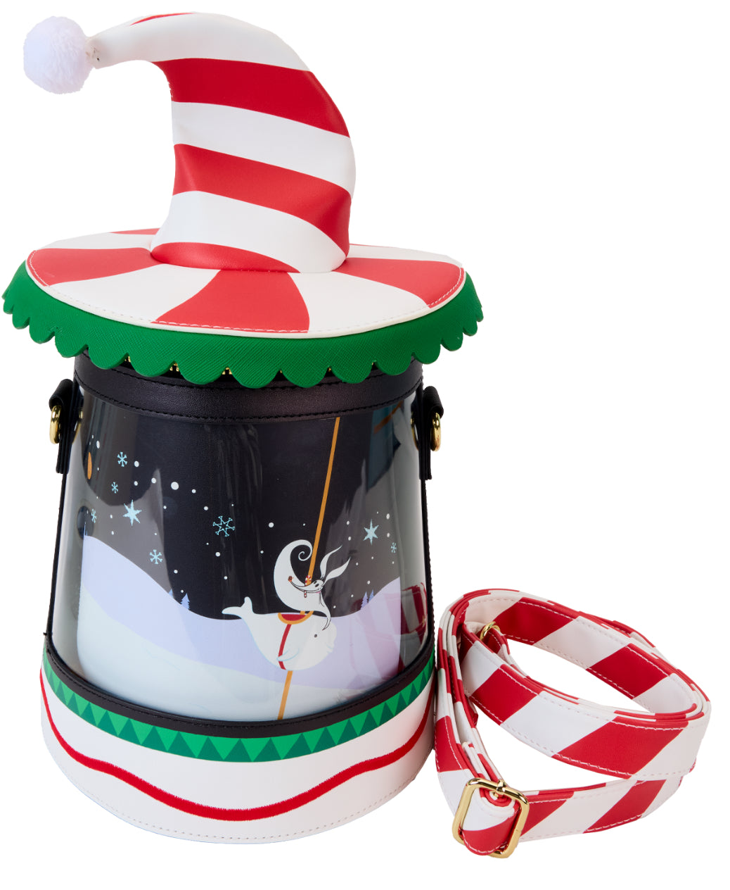 The Nightmare Before Christmas Town Carousel Spinning Figural Crossbody Bag