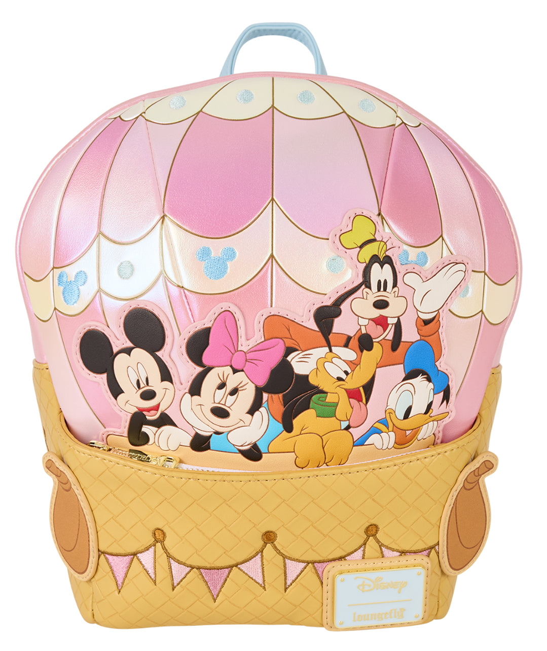 Mickey & Friends Hot Air Ballon Figural Mini Backpack