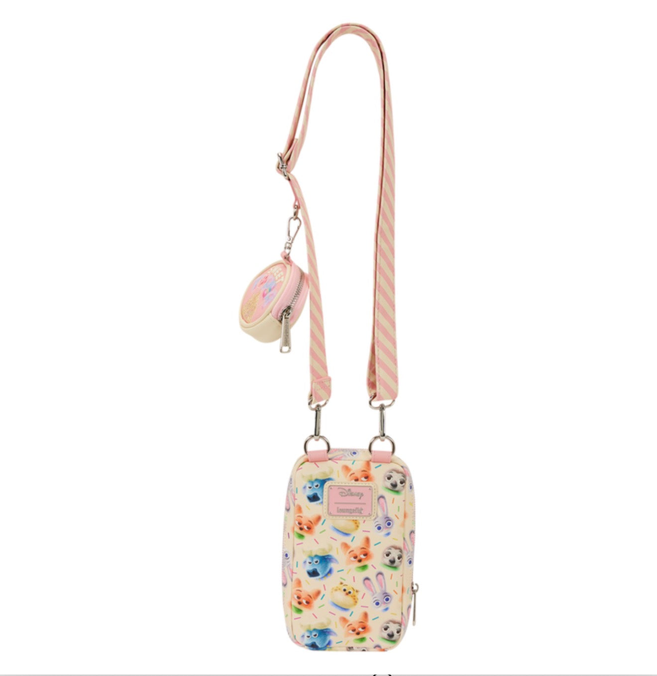 Zootopia 2 Judy Hopps Cotton Candy Cosplay Cell Phone Crossbody Bag with Coin Bag