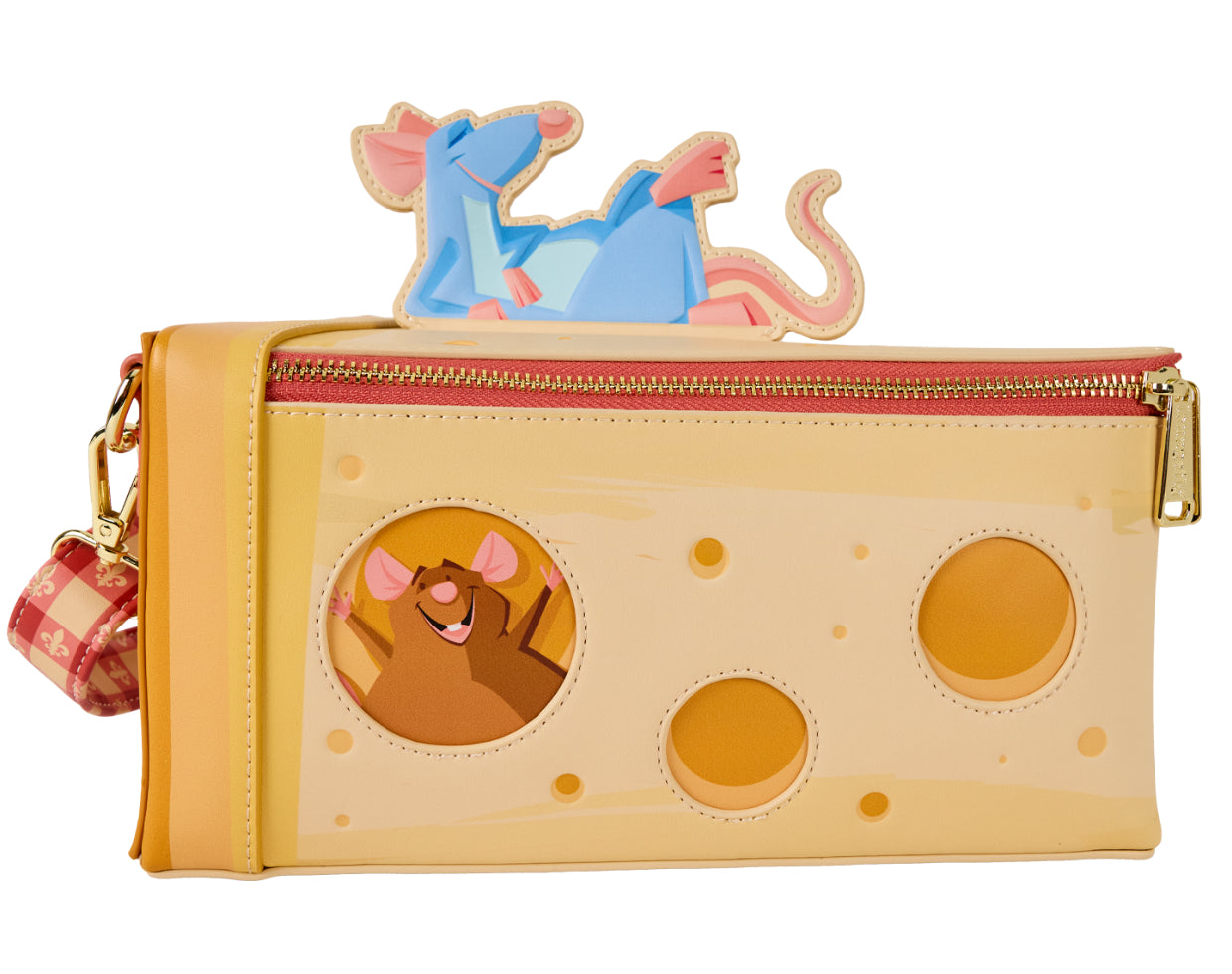 Ratatouille Charcuterie Cheese Figural Crossbody Bag