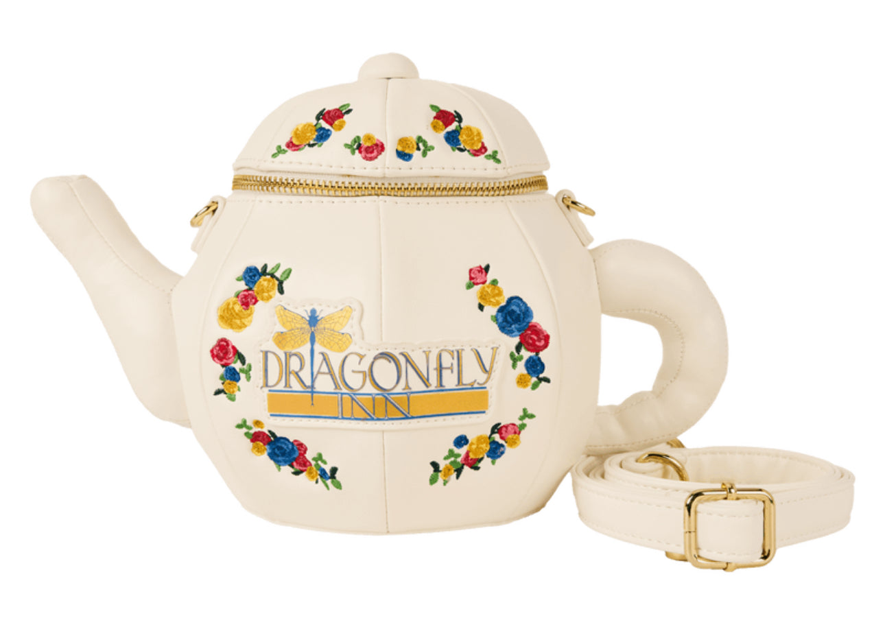 Gilmore Girls Dragonfly Inn Figural Teapot Crossbody Bag