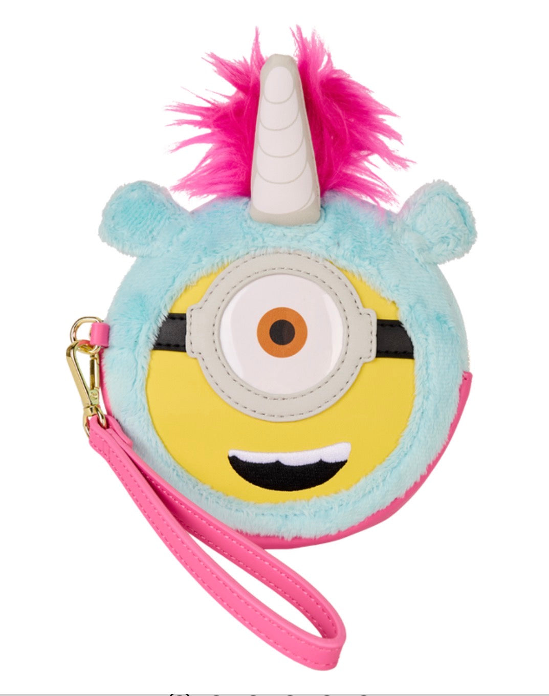 Minions Fluffy Unicorn Exclusive Costume Plush Wristlet Wallet