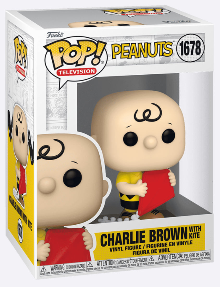 Charlie Brown with kite