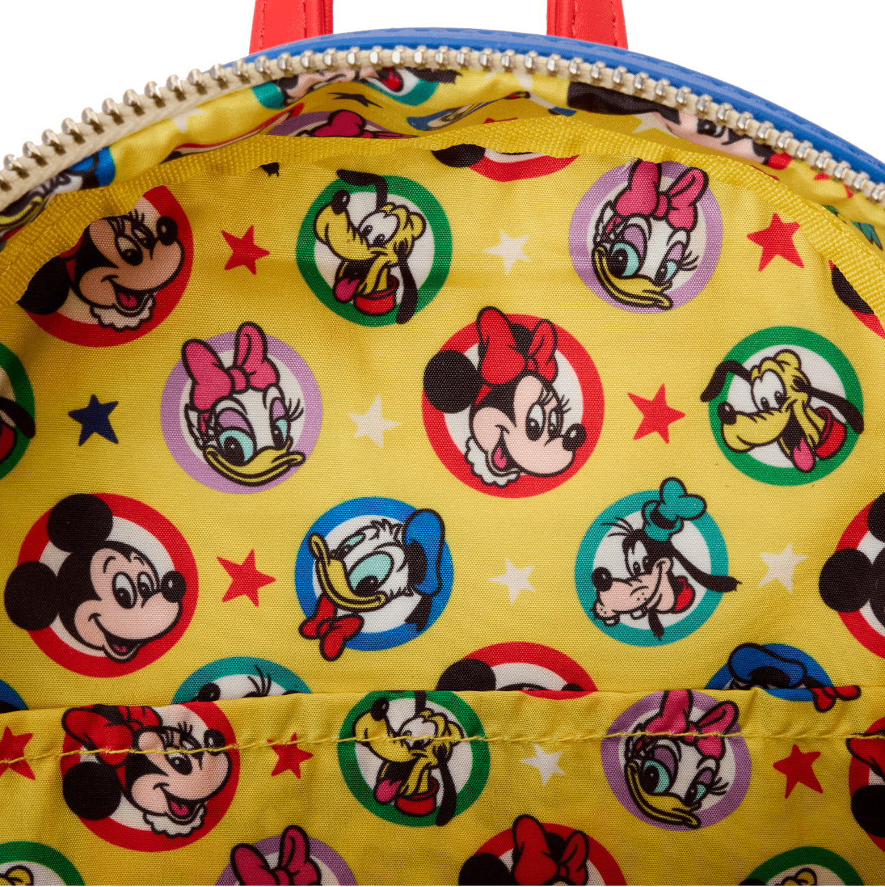 Mickey & Friends Classic All-Over Print Mini Backpack With Ear Headband