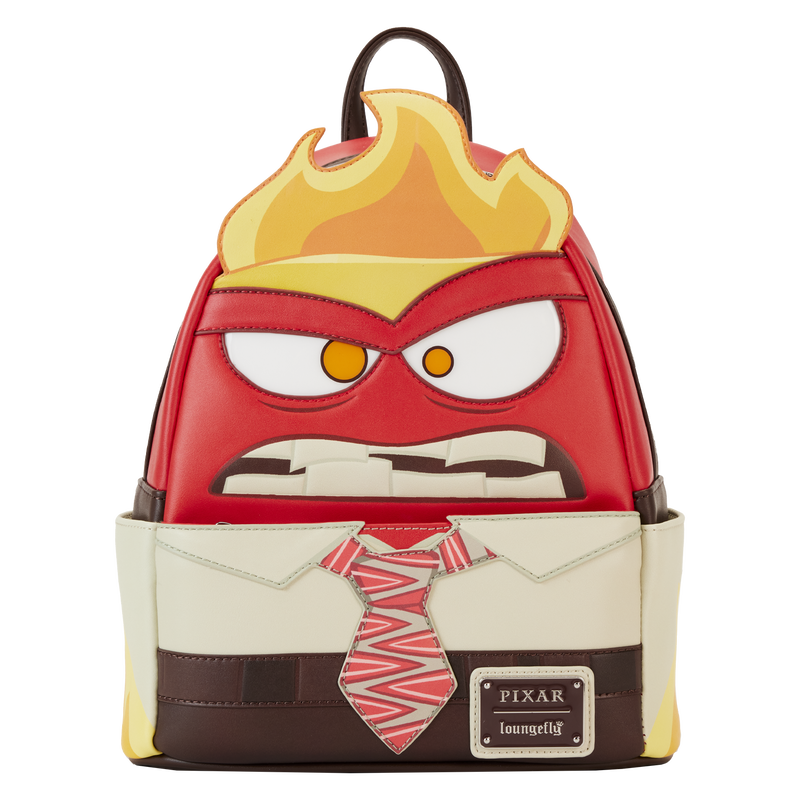 Inside Out Exclusive Anger Cosplay Light Up Glow Mini Backpack