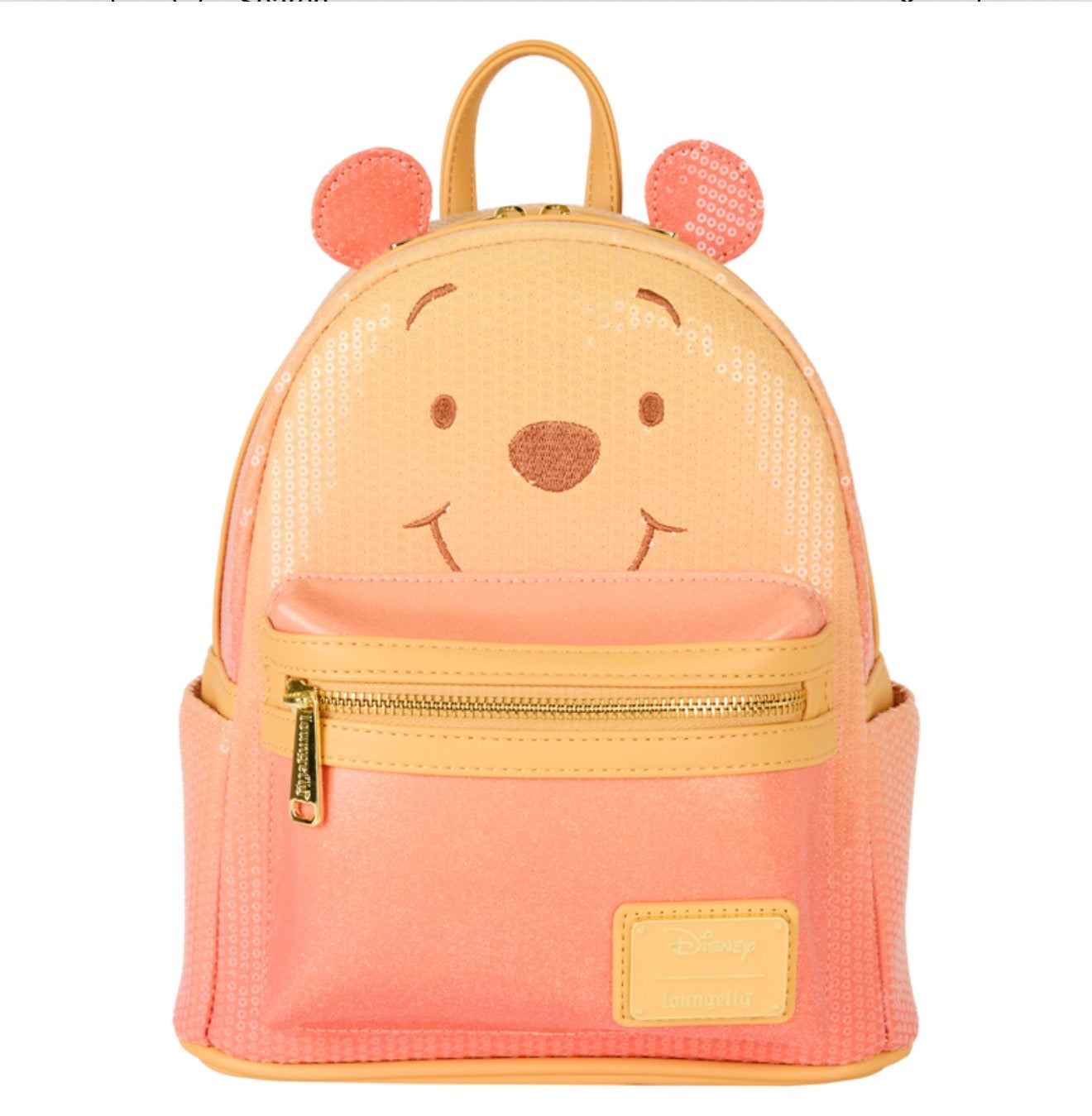 Winnie the Pooh Cosplay Sequin & Glitter Mini Backpack