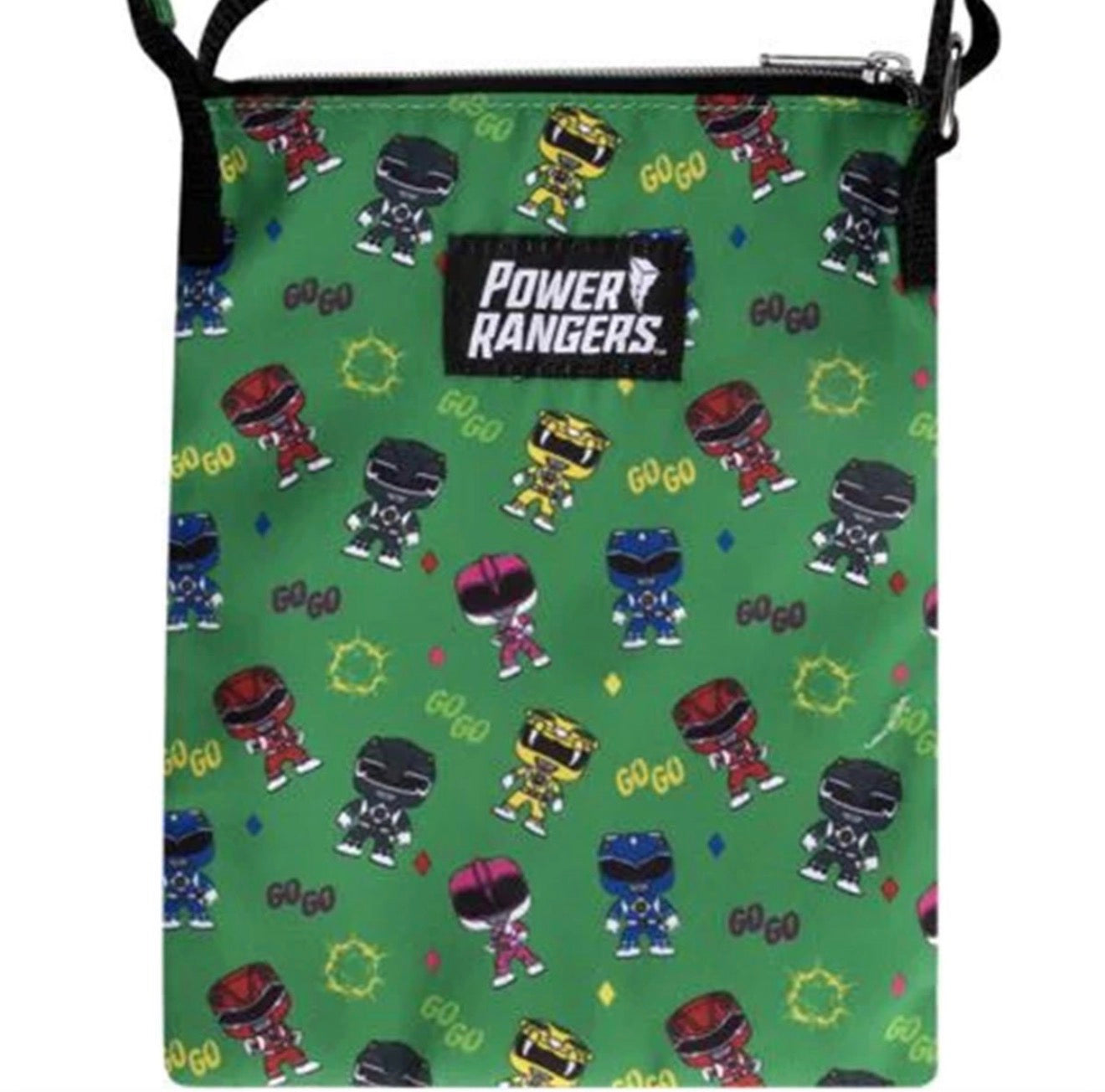 Funko Mighty Morphin Power Rangers Character Print Crossbody Passport Bag