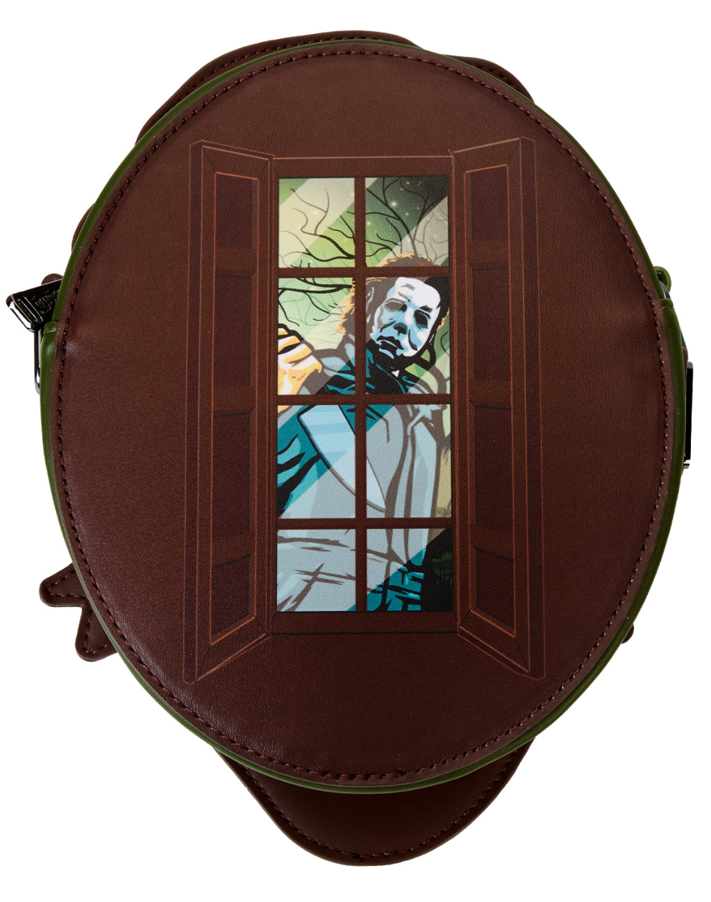 Halloween Michael Myers Mask Glow Crossbody Bag