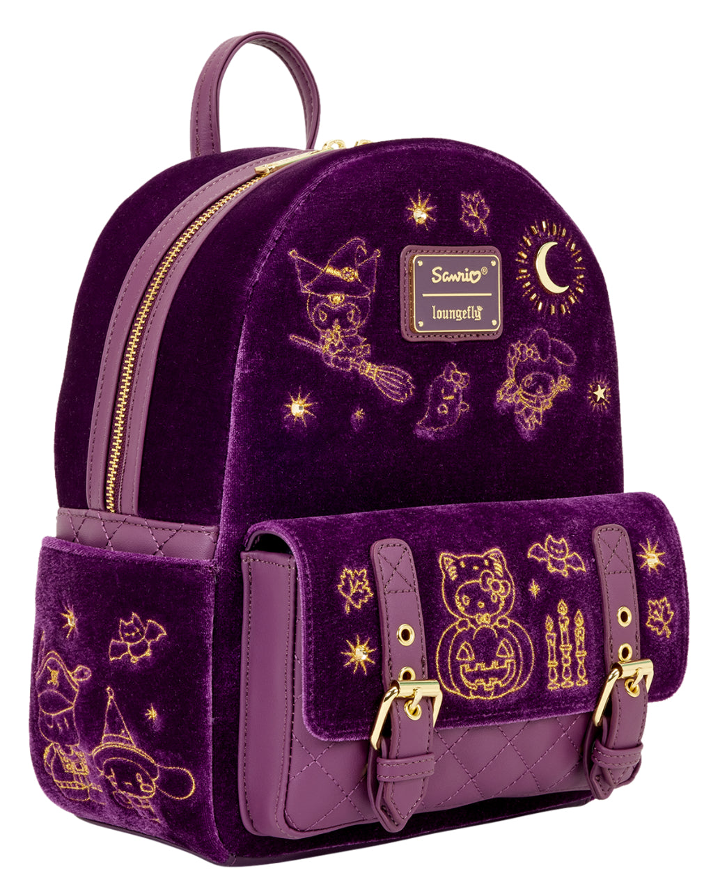 Sanrio Hello Kitty & Friends Exclusive Halloween Costume Velvet Mini Backpack