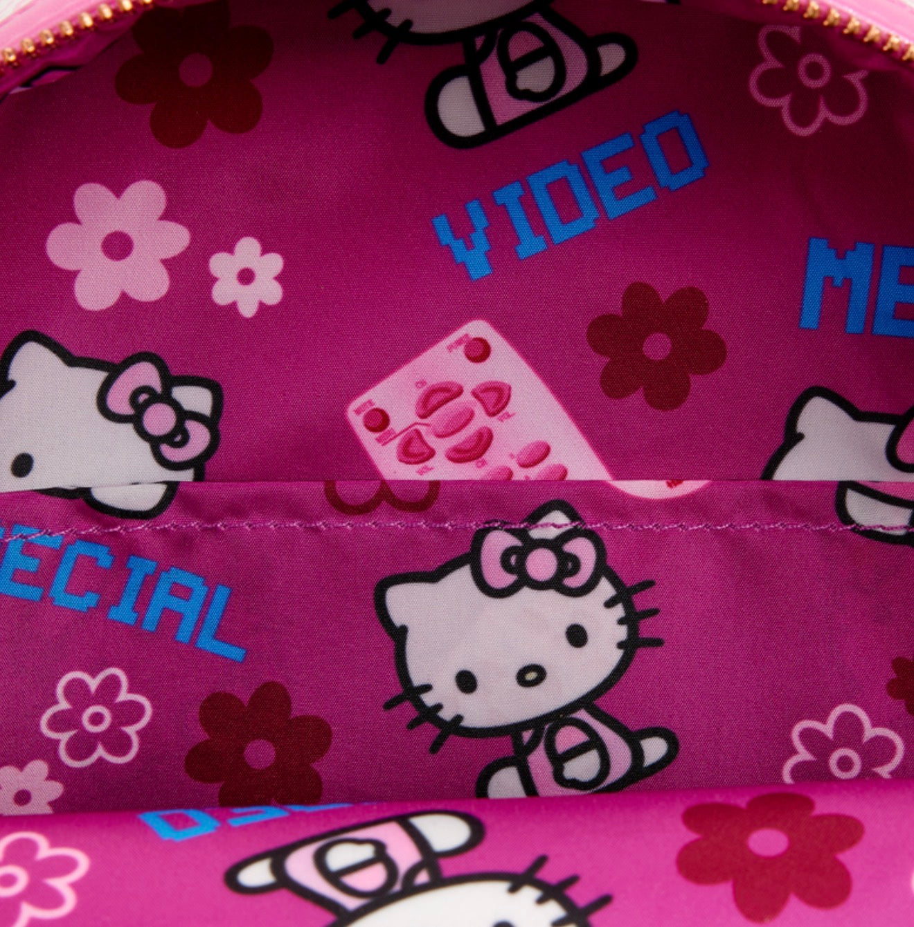 Sanrio Exclusive Hello Kitty Vintage TV Lenticular Mini Backpack with Coin Bag