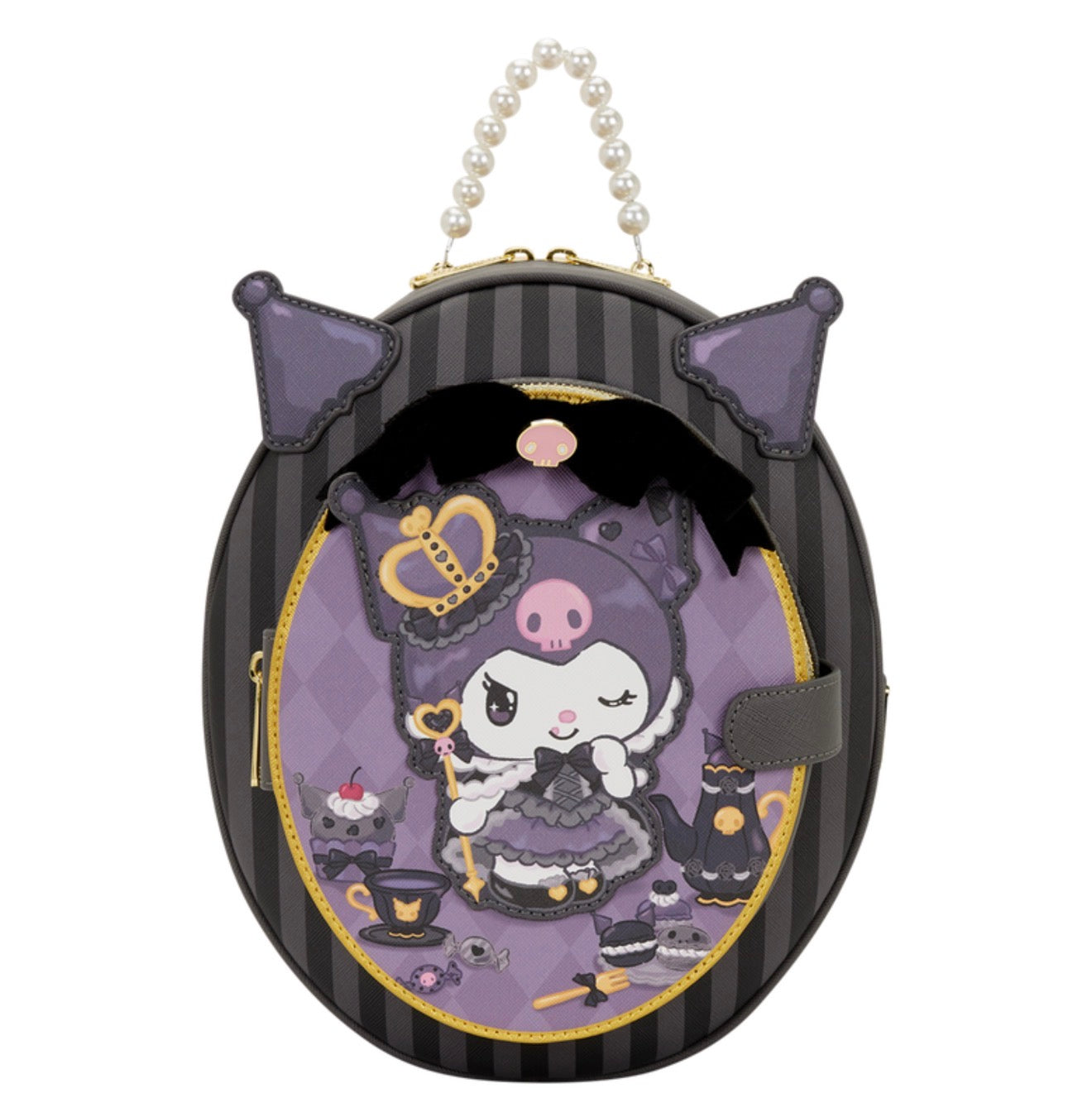 Sanrio Kuromi 20th Anniversary Cameo Mini Backpack