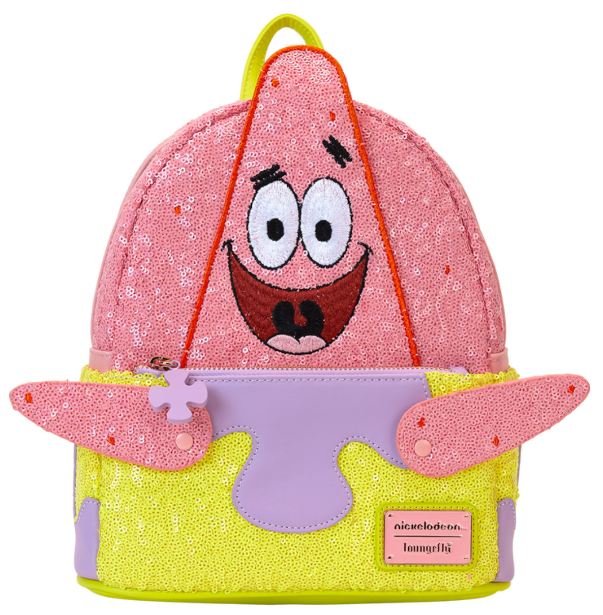 Limited Edition SpongeBob SquarePants Patrick Star Sequin Cosplay Mini Backpack