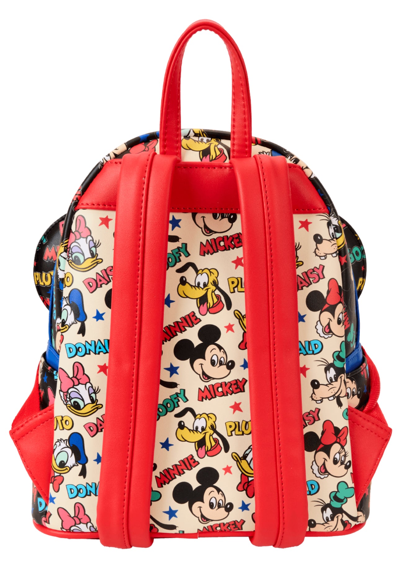 Mickey & Friends Classic All-Over Print Mini Backpack With Ear Headband