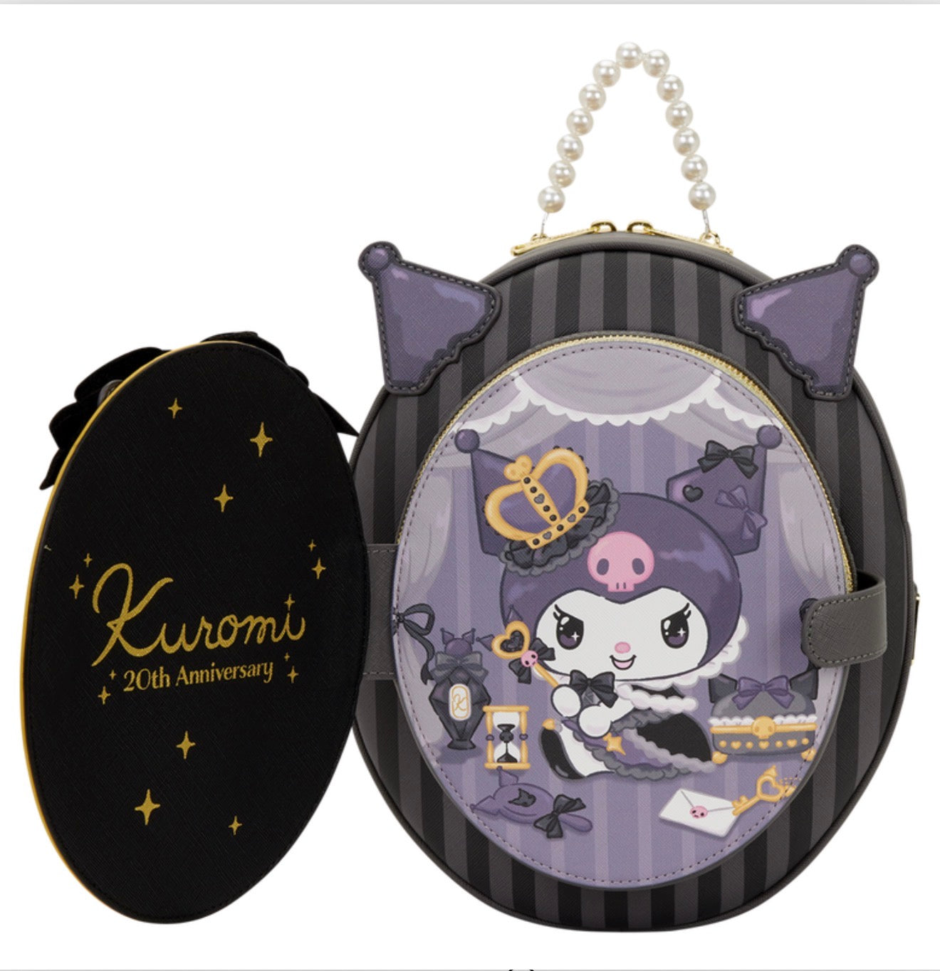 Sanrio Kuromi 20th Anniversary Cameo Mini Backpack