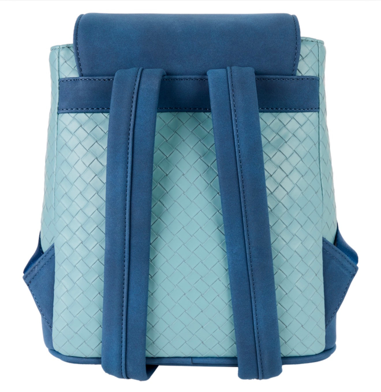 Stitch Embroidered Floral Drawstring Mini Backpack