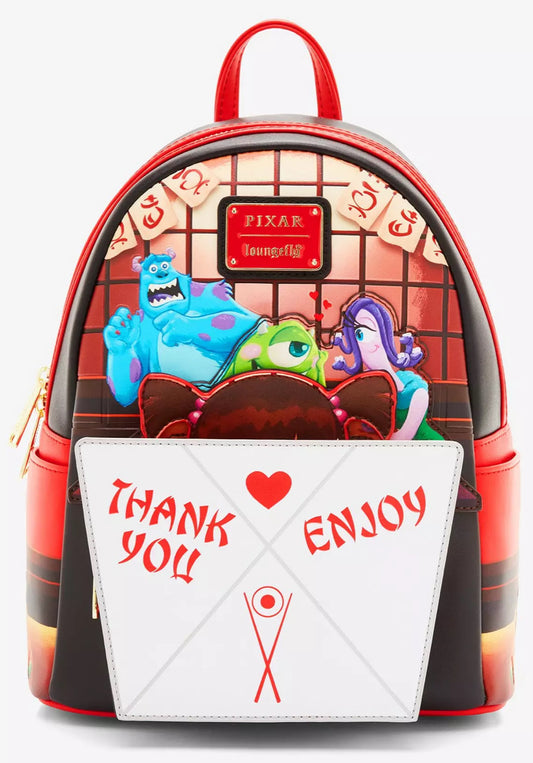 Loungefly Pixar Monsters, Inc. Takeout Box Mini Backpack
