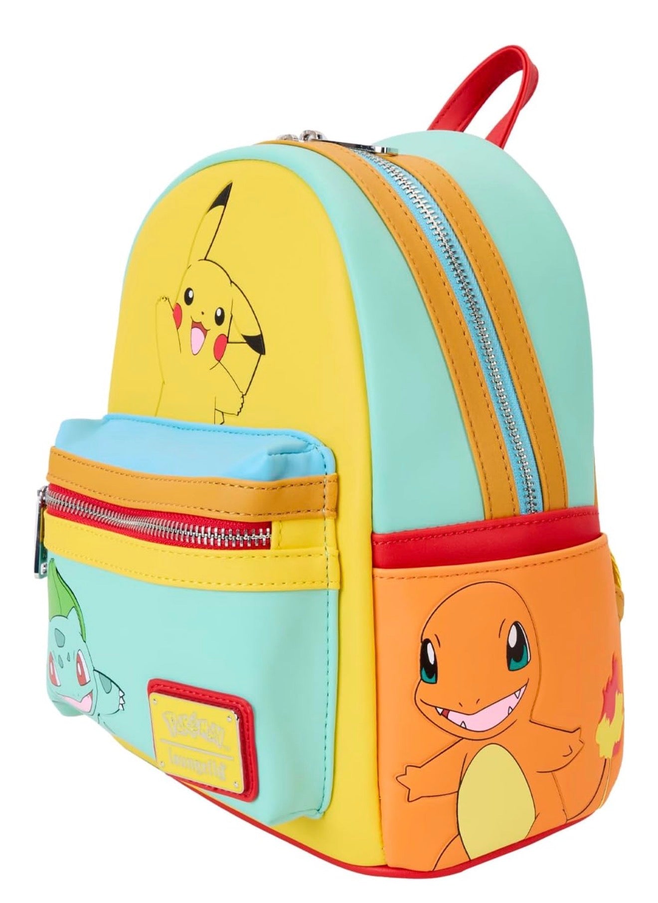 Pokemon Color Block Starters Mini Backpack