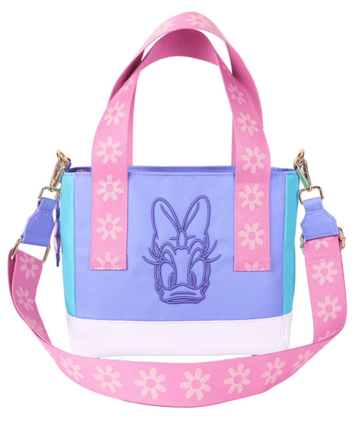 Daisy Duck 85th Anniversary Mini Tote Crossbody Bag
