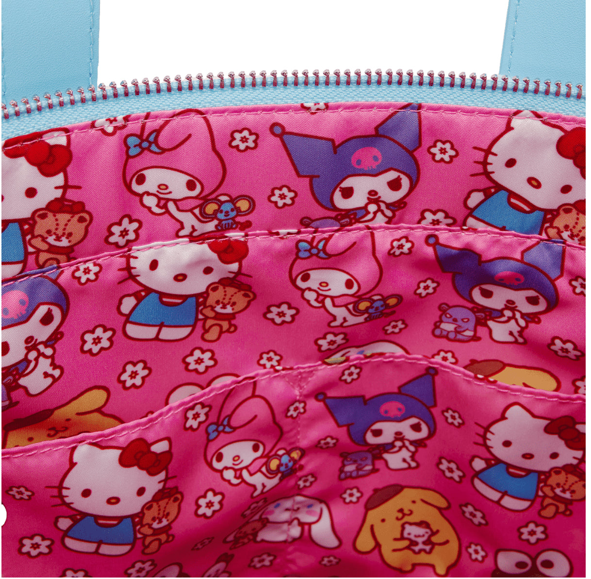 Sanrio Cinnamoroll Cosplay Sherpa Tote Crossbody Bag with Coin Bag